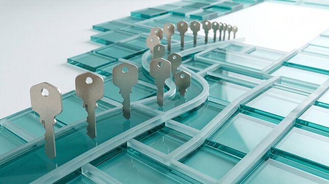 Overhead keys map an abstract path to ownership