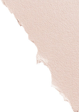 Beige textured paper edge against a stark black background, torn and jagged