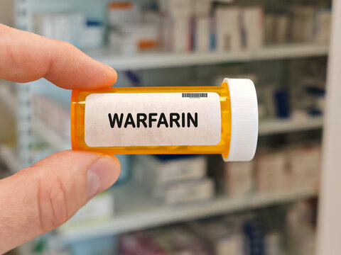 WARFARIN vitamin K antagonist anticoagulant for blood clots and stroke prevention
