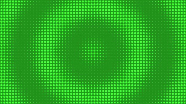 Abstract halftone pattern background animation in 4K