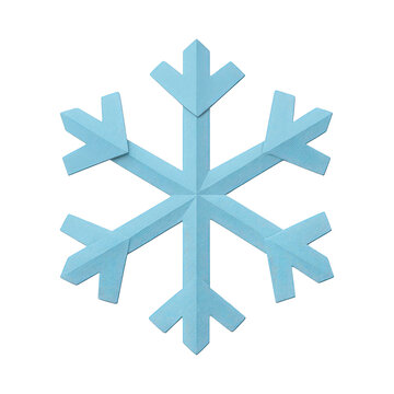 PNG Blue geometric snowflake illustration