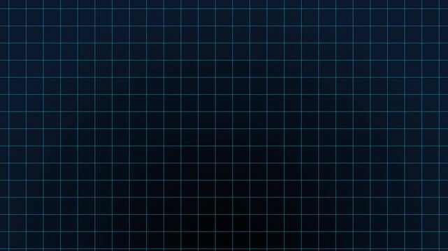 Blue neon grid seamless loop landscape background