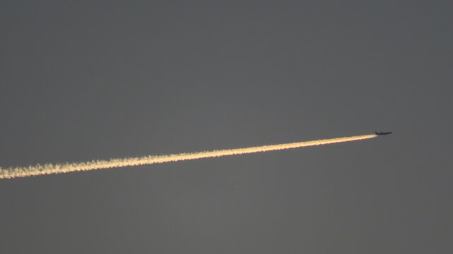 airplane in the sky
