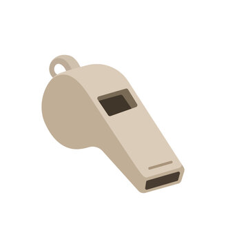スポーツ競技用ホイッスルのイラスト