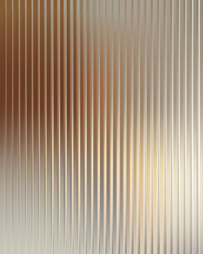 Vertical ribbed glass texture with soft warm and cool light gradients