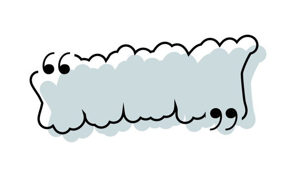 Quote box title isolated. Green brush stroke speech quotation mark frame. Text talk info message box border. Dialog mark speech quotes icon. Vector png illustration