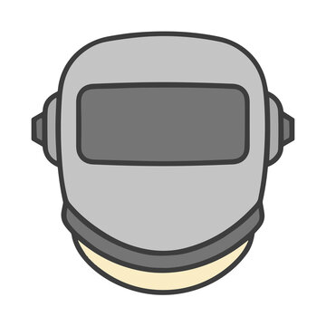Welding mask icon
