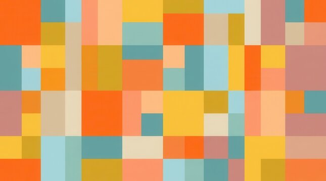 Modern contemporary abstract background with a color block pattern.