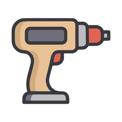 Cordless drill icon © gesti