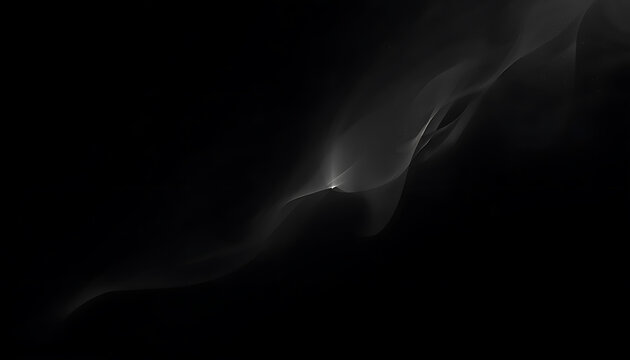 Lightning Strikes Over Black Background at Night with Dramatic Storm Clouds, Bright White Electric Bolts and Abstract Atmospheric Light Creating a Powerful Dark Texture