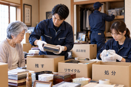 遺品整理・仕分け作業