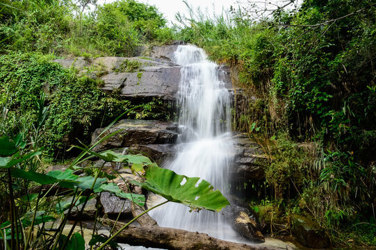 Chang Kien Waterfall in the rainy season at Doi Suthep-Pui National Park, Chiangmai, Northern Thailand