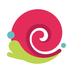 Stylized Snail Icon © kadry