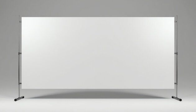 Blank Step and Repeat Telescoping Backdrop Banner 