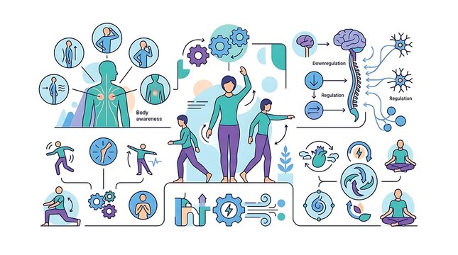 Vector illustration set of happy family icons, social connection symbols, and group avatar concepts