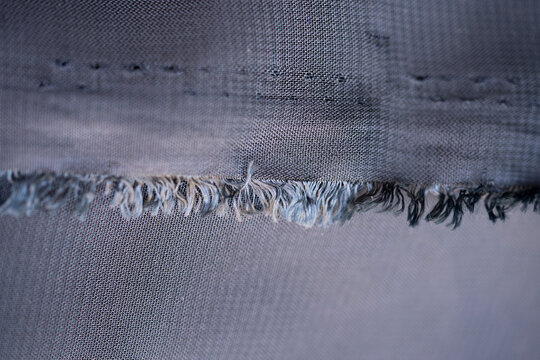 tela chif&oacute;n con textura deshilachada