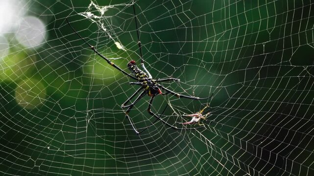 spider on a web