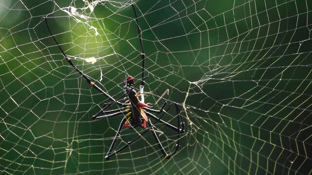 spider on a web