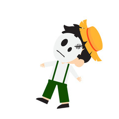 Obraz premium Cute Halloween Costume Kid Character