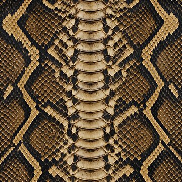 Exotic Python Snake Skin Scales Leather Texture Background