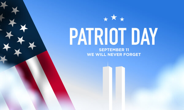 Patriot Day Background Design. Banner, Poster, Greeting Card.