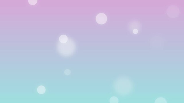 小さな光の粒がゆっくり漂うパステルカラーの幻想的なグラデーション背景アニメーション