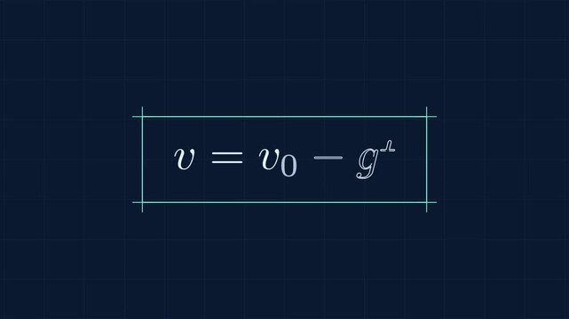 Vertical Upward Motion Physics Formula