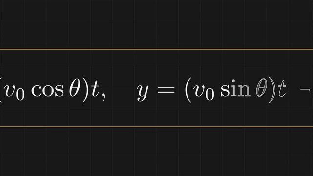Horizontal Position Formula and Vertical Position Formula in Projectile Motion