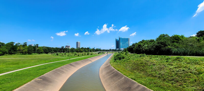 Brays Bayou Park in Houston, Texas