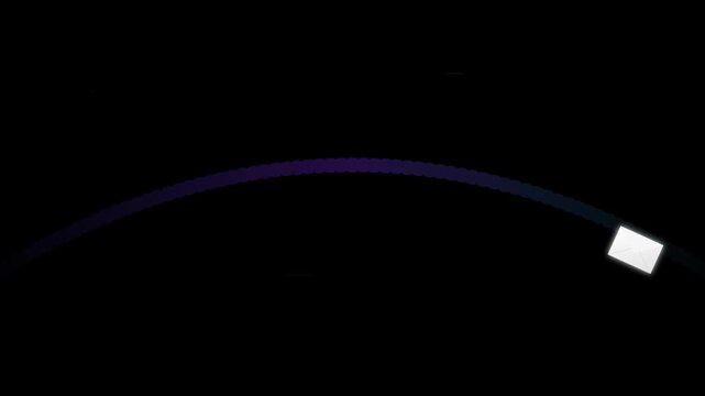 clean white envelop email message animation black background