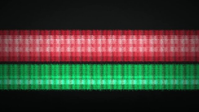 Red green static glitch signal seamless loop motion background