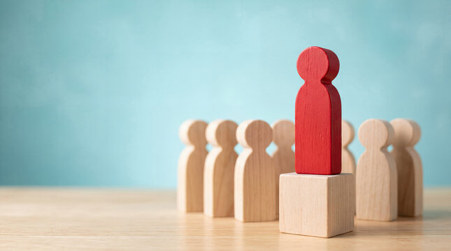 Human Resources Leadership and Employee Management Concept