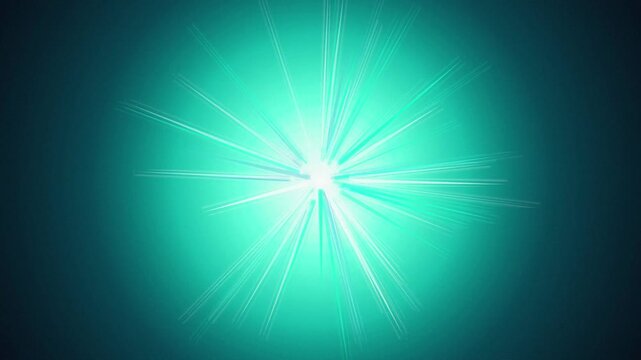 Geometric light beams radiating outward seamless loop motion