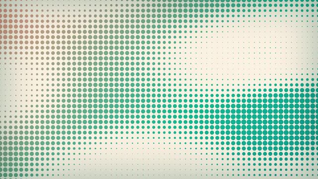 Halftone dot pattern grid pulsating seamless loop motion background
