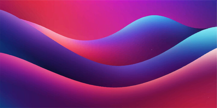 Abstract Colorful Wave Background with Flowing Pink and Purple Curves, Glowing Light Motion Lines, Vibrant Abstract Art Design and Modern Decorative Wallpaper Pattern