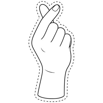 Number 0&ndash;5 & Common Hand Sign Coloring Pages | Printable Hand Gesture Cutouts Featuring Counting Fingers, Pointing, Thumbs Up, OK, Peace, Love & Everyday Hand Signs with Dashed Cut Lines for Crafts