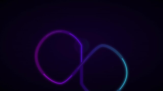 Infinity Loop Forever Math Symbol Icon Black