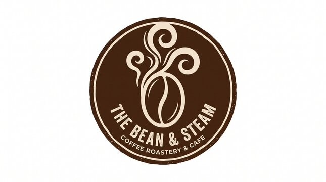 Vintage Coffee Roastery Badge Logo Design