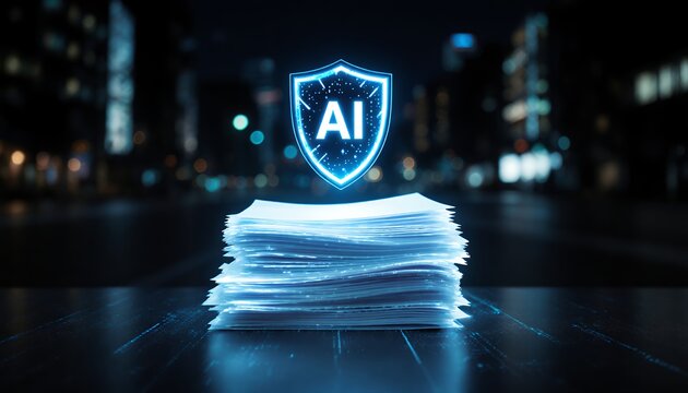 Glowing Digital Documents with AI Shield Against Data Threats