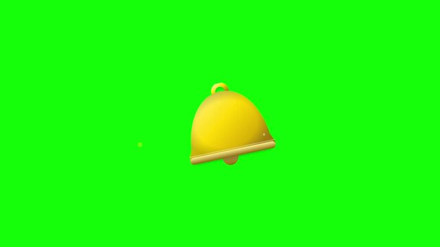 Modern Notification Bell Icon Vibrant Yellow Gradient Alert