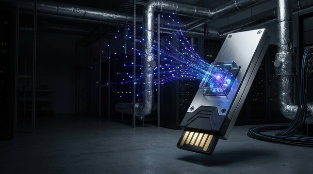 Hardware security module releasi, advanced enterprise technology and data infrastructure concept