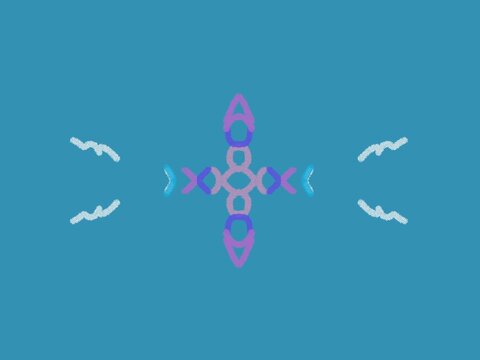 Geometric ethnic totem collection