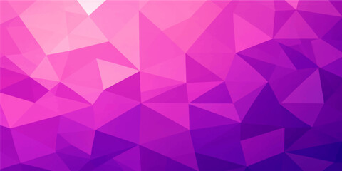 Obraz premium abstract light pink purple low poly geometric background vector 3d polygonal triangle faceted lighting design