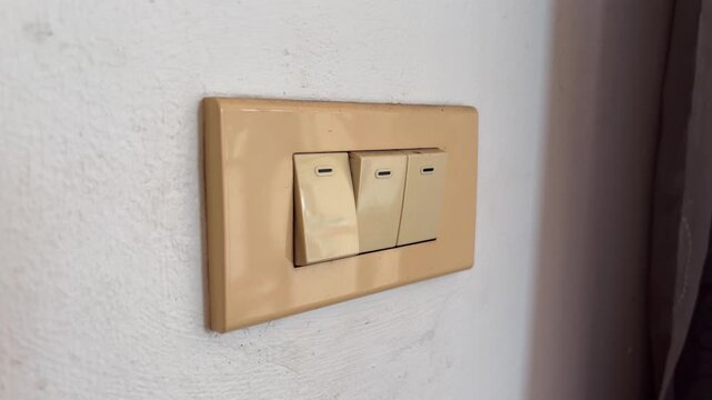 turning on/off old home light switch