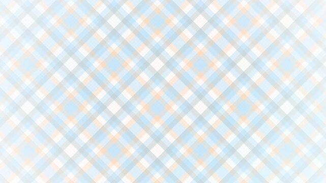 Soft pastel diagonal plaid pattern with intersecting lines and light tones