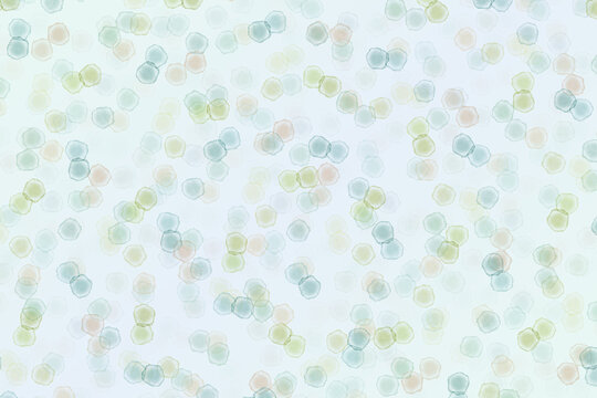 Delicate green and yellow dot pattern abstract background