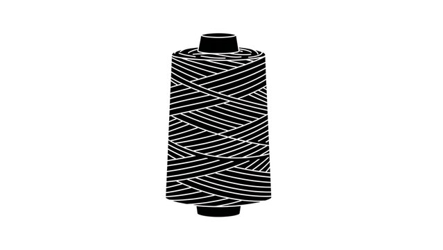 Hexagonal pattern black and white bottle