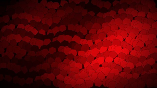 Abstract background featuring a dark red hexagonal mosaic pattern texture