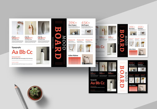 Creative Mood Board Template Layout