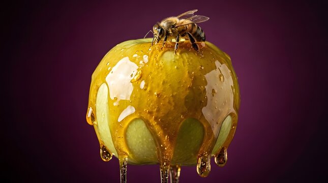 A stunning close up of a golden pineapple showcasing its texture and vibrant tropical essence